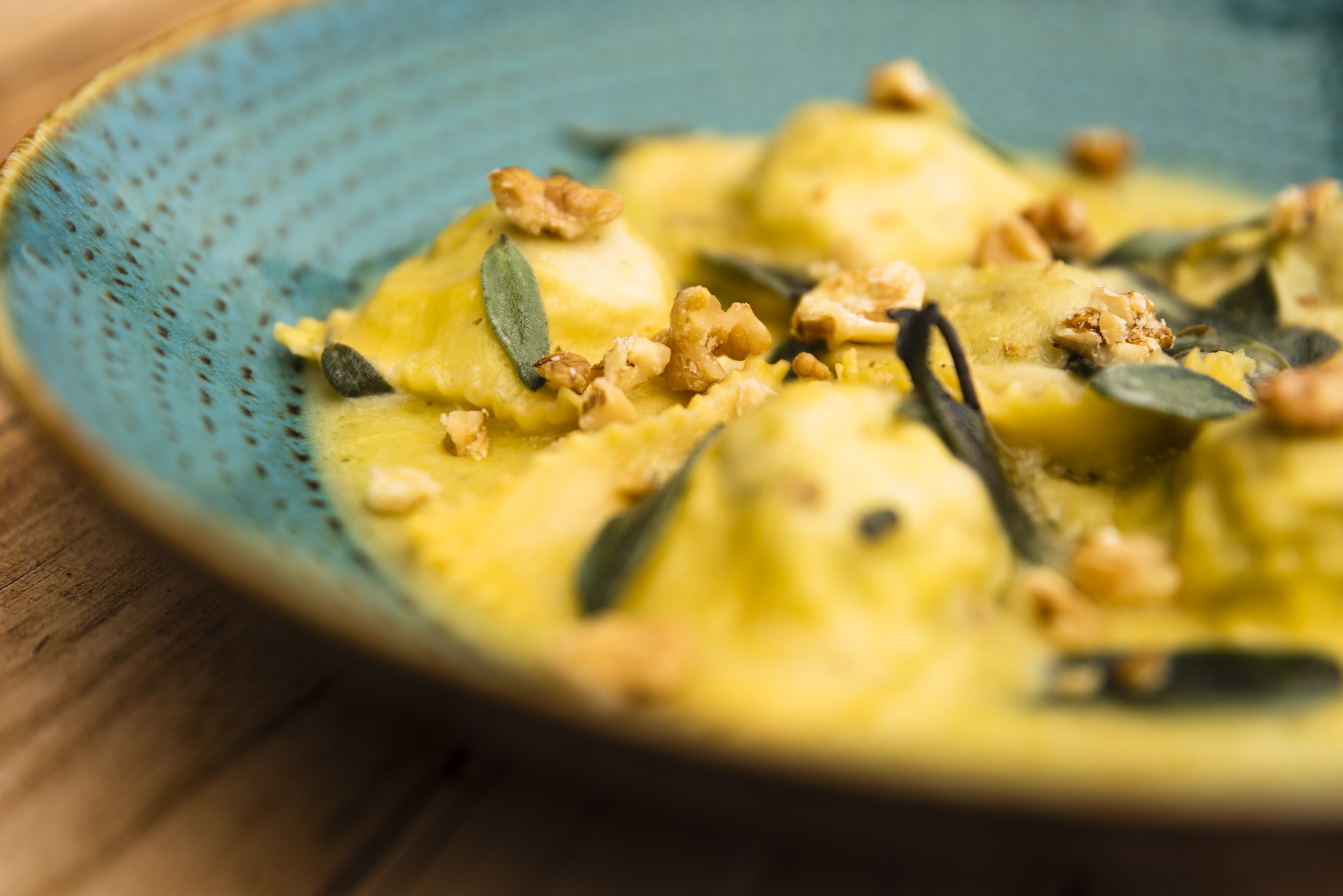 Raviolis de calabaza